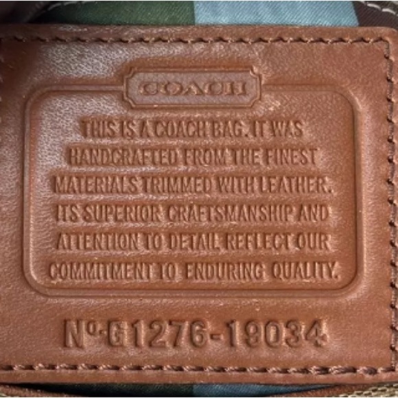 Coach Willis Legacy Tan 70th Anniversary Canvas w/ Leather Trim Crossbody - Picture 4 of 5